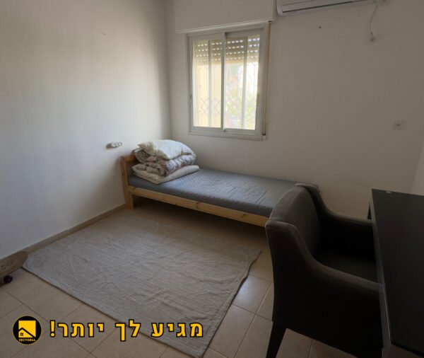 ⁦להשכרה ברמת התישבי – דירת 3 חדרים מרוהטת ברחוב שונמית⁩ – תמונה ⁦5⁩